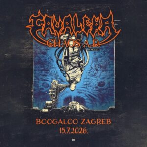 Cavalera Conspiracy izvode kultni album Sepulture “Chaos AD” u cijelosti u zagrebačkom Boogaloou u srijedu 15. srpnja 2026.